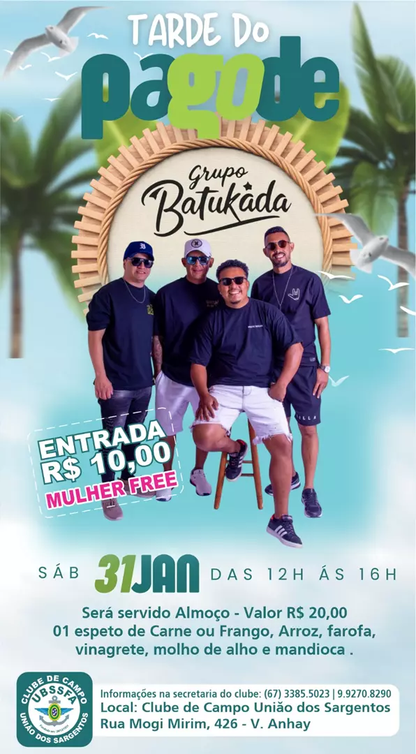 Pagode no Clube de Campo 31/01/2026